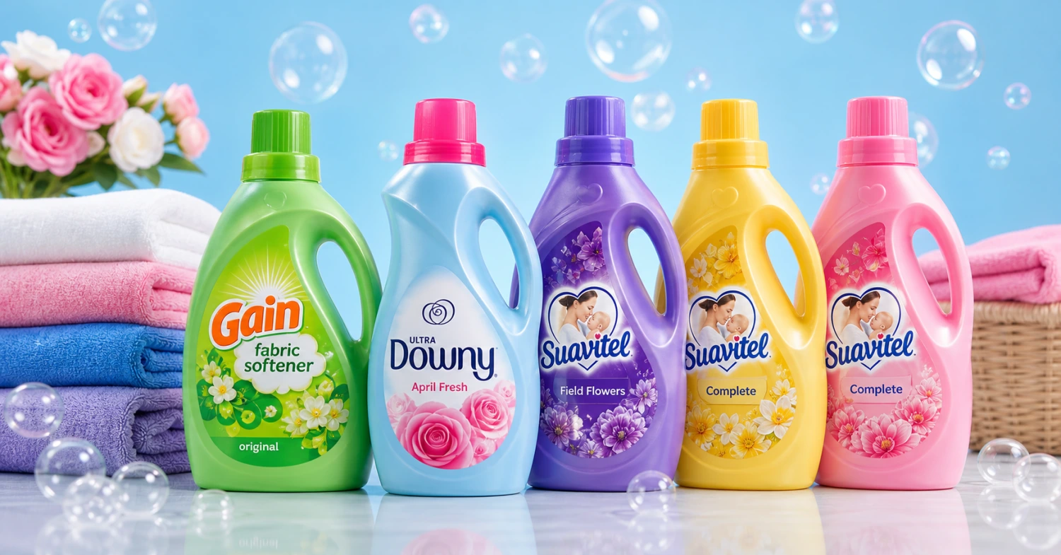Gain, Downy and Suavitel fabric softener products